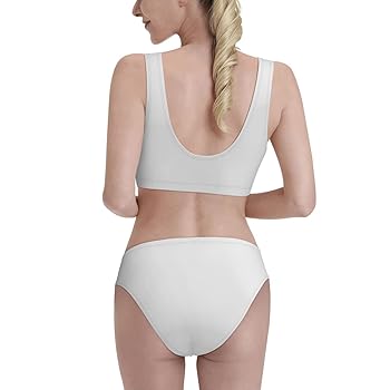 Amazon.co.jp: Rxkubiwe 水着 レディース スポーツブラ 無地